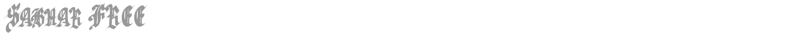 Sabhar font preview